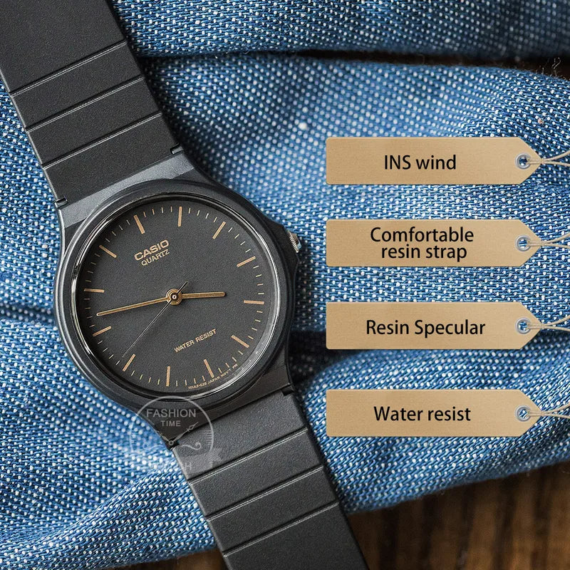 Men's Luxury Waterproof Quartz Military Watch with Resin Band - Multiple Colors
