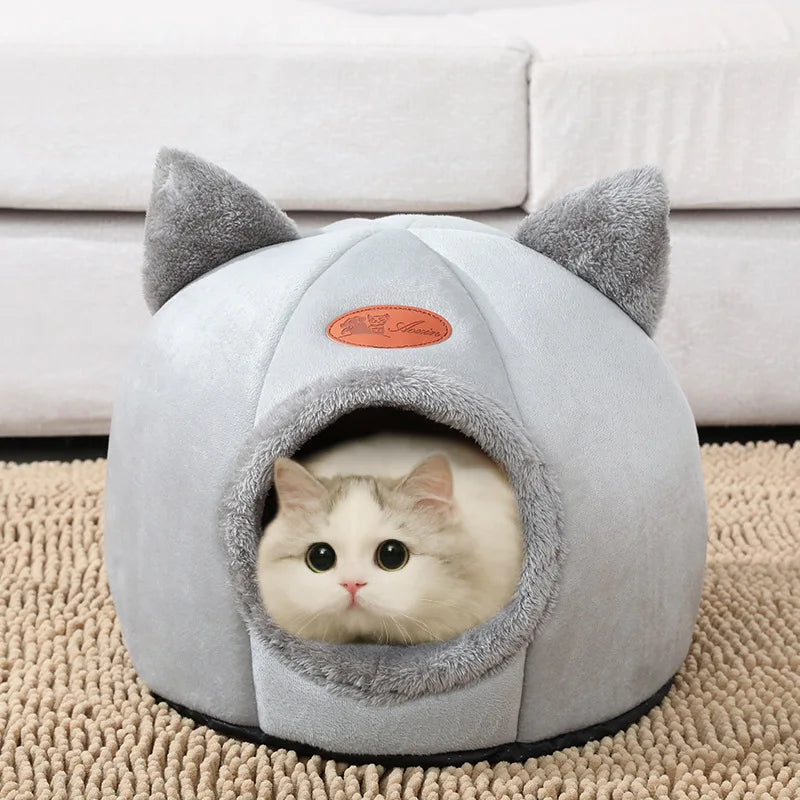 Deep Sleep Comfort Cat Bed Cave | Cozy Pet Nest & Small Dog House