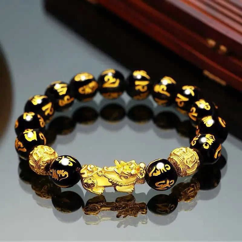 Lucky Prayer Beads Bracelet for Men & Women - Feng Shui Wealth and Good Luck Jewelry