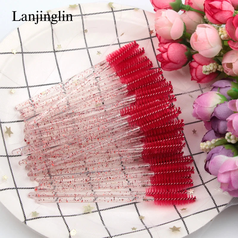Eyelash Brush Set - Makeup Tools for Eyelash Extension & Mascara Application