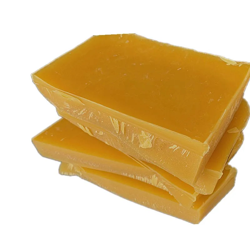 Food Grade Beeswax Block for DIY Lip Balm Soap Furniture Wax 100g-1kg