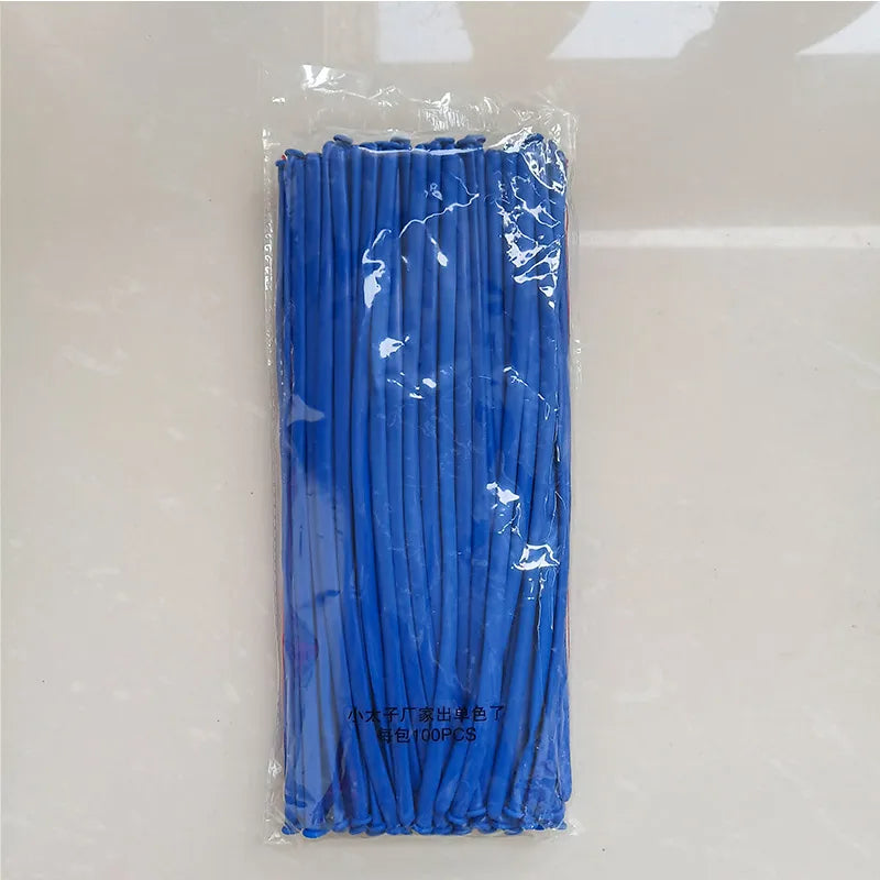 50pcs Latex Animal Shape Long Balloons Party Decorations for Birthdays Baby Showers Weddings