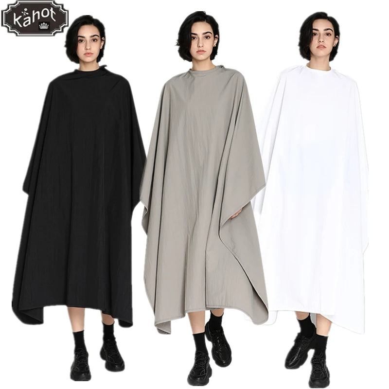 Waterproof Haircut Cape for Salon & Home Hairdressing, Adjustable Neck