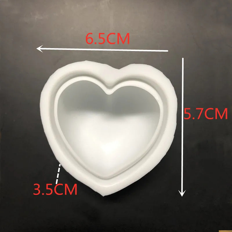 Silicone Moon Shaped Soap Mold for Handmade Candles Jewelry Crafts - Face Style