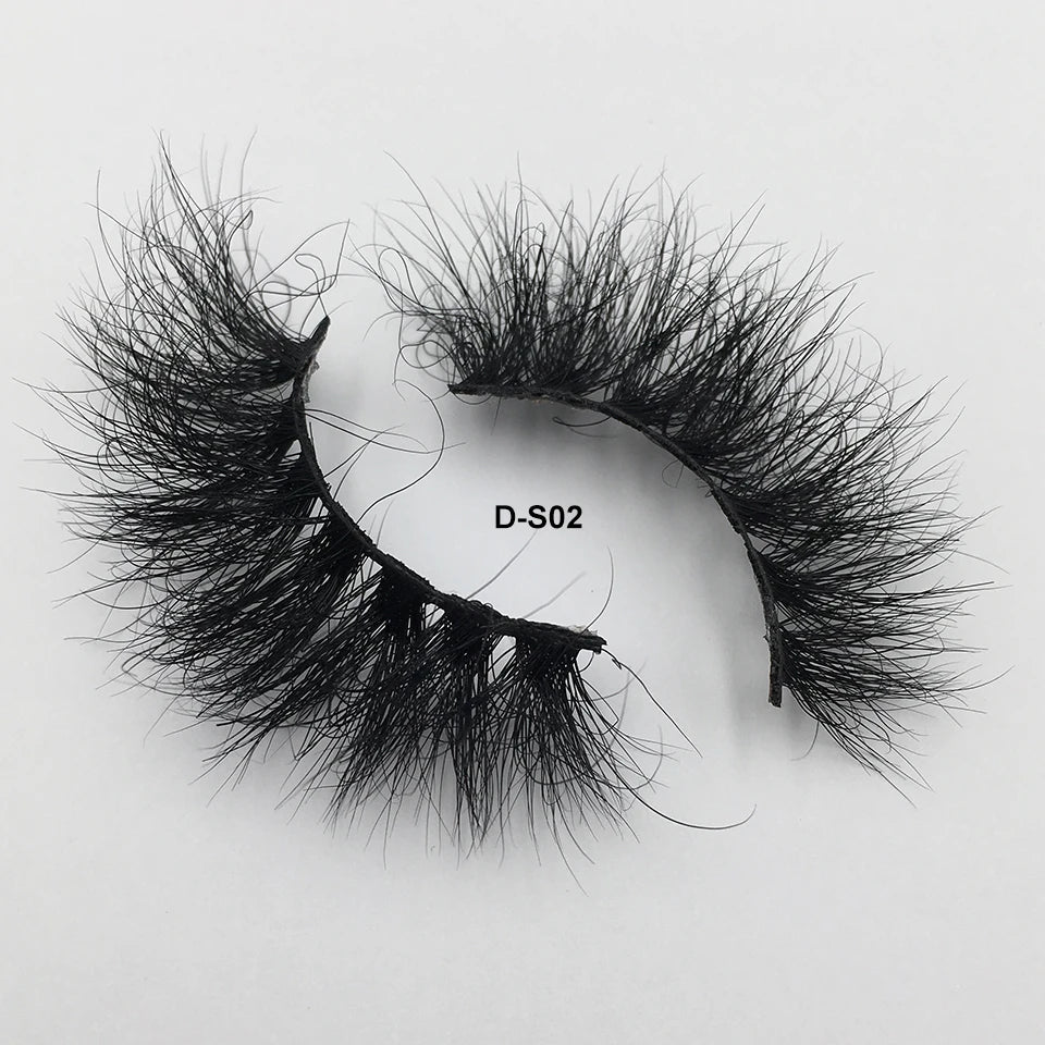 3D Mink Lashes Fluffy Handmade Reusable Short Natural Eyelashes for Makeup
