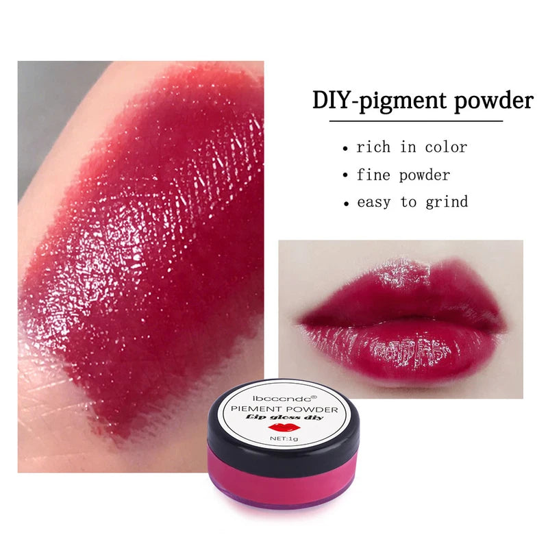Mica Powder for Lip Gloss DIY Crafts Epoxy Resin Soap Slime - 65 Colors