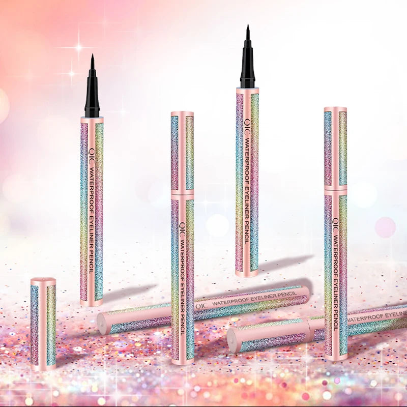 Waterproof Long-Lasting Black Eyeliner Pencil for Women - Smudge Proof Makeup