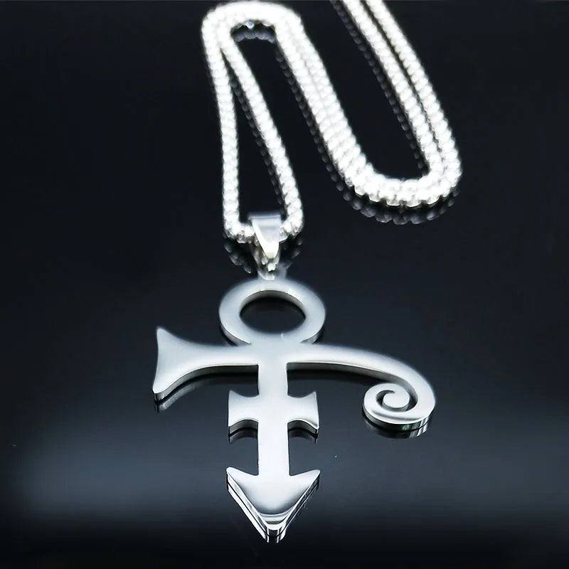 Minimalist Memorial Love Logo Necklace for Women - Stainless Steel Jewelry