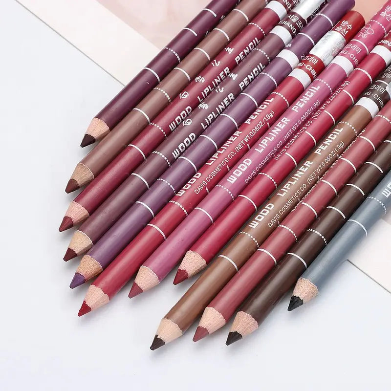 Professional Waterproof Lip Liner Pen - Matte Long Lasting Lipstick Pencil for Women