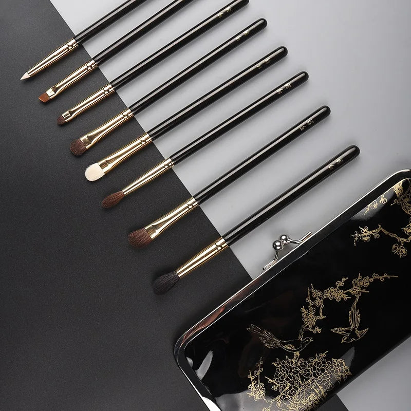 Professional Makeup Brush Set with Eye Shadow, Eyebrow & Blending Brushes