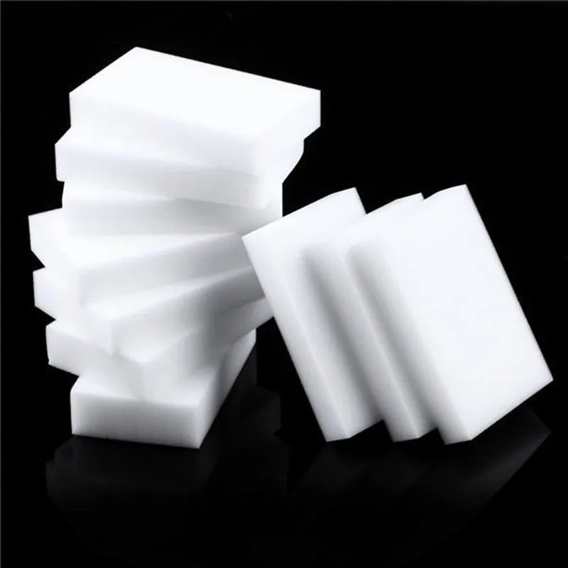 100 Pack Melamine Magic Sponges High Density Cleaning Erasers for Kitchen & Home