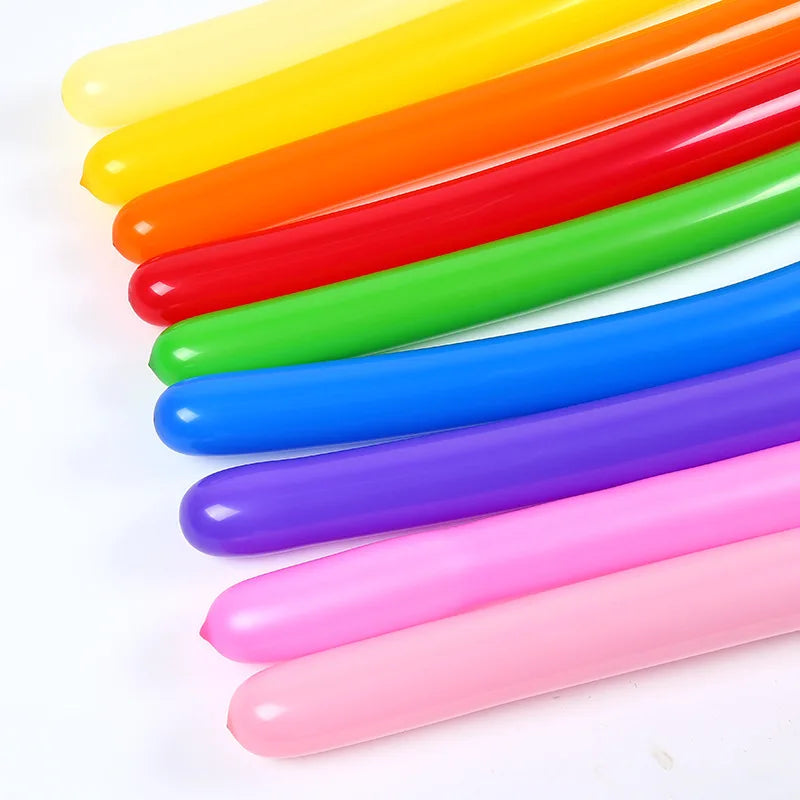 Long Latex Balloons for Birthday Party Wedding Decor - 50-200 Pieces