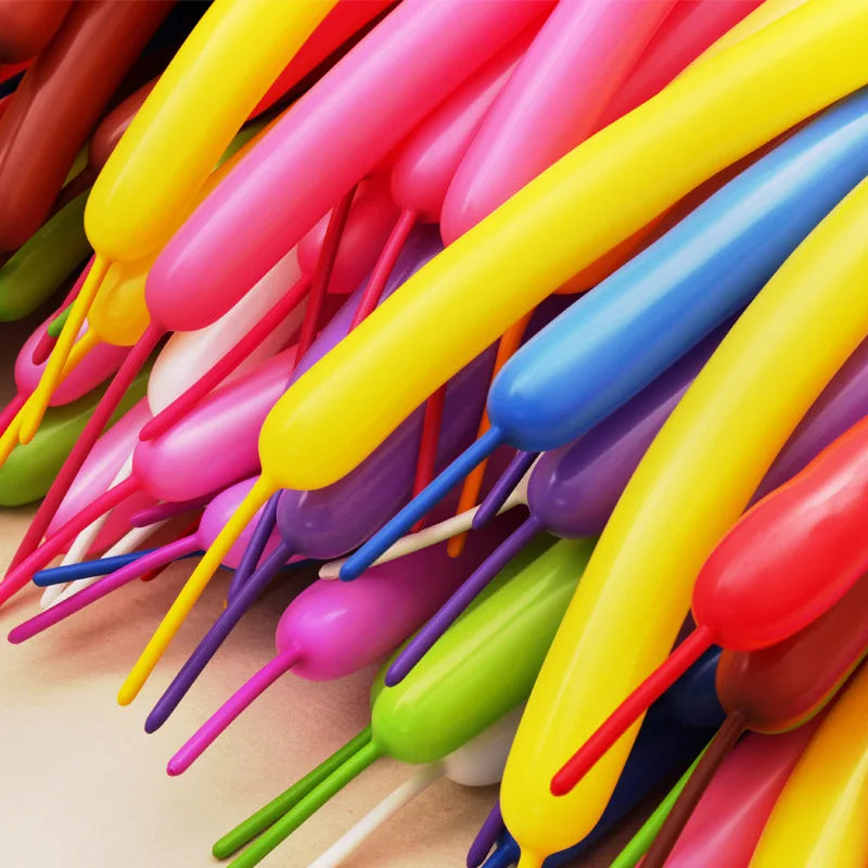 Long Latex Balloons for Birthday Party Wedding Decor - 50-200 Pieces