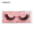 3D Mink False Eyelashes - Fluffy Thick Dramatic Fake Lashes for Makeup, Reusable