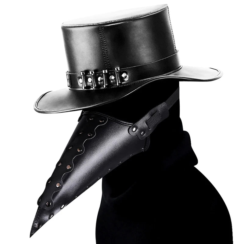 Steampunk Plague Doctor Mask Halloween Cosplay Gothic Carnival Face Mask