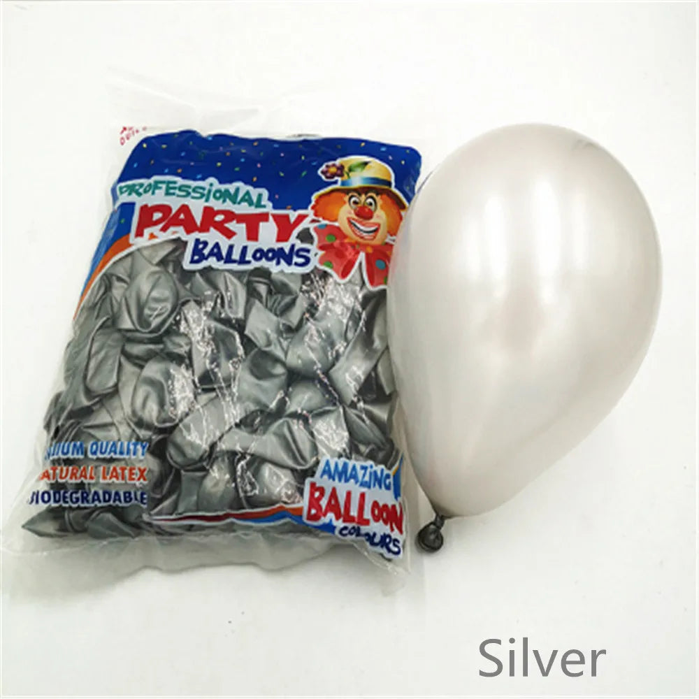 Latex Balloon Set for Wedding Birthday Baby Shower Party Decorations - 5 Inch, 30/50/100 pcs