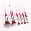 Crystal Makeup Brush Set with Diamond Handles for Foundation Blush Eyeshadow