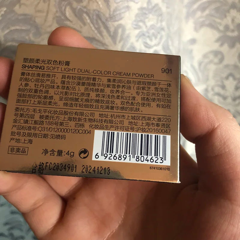 Dual-Color Foundation Cream Powder 2G+2G Waterproof BB Concealer Makeup