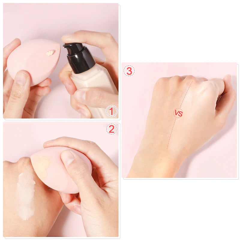 Makeup Blender Cushion Sponges Dual-Purpose Cosmetic Puff for Flawless Makeup