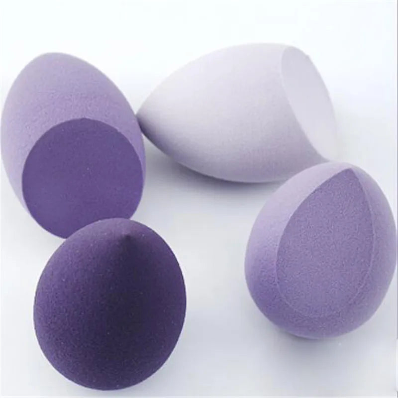 4PCS Makeup Sponge Set - Soft Cosmetic Puff for Foundation & Powder