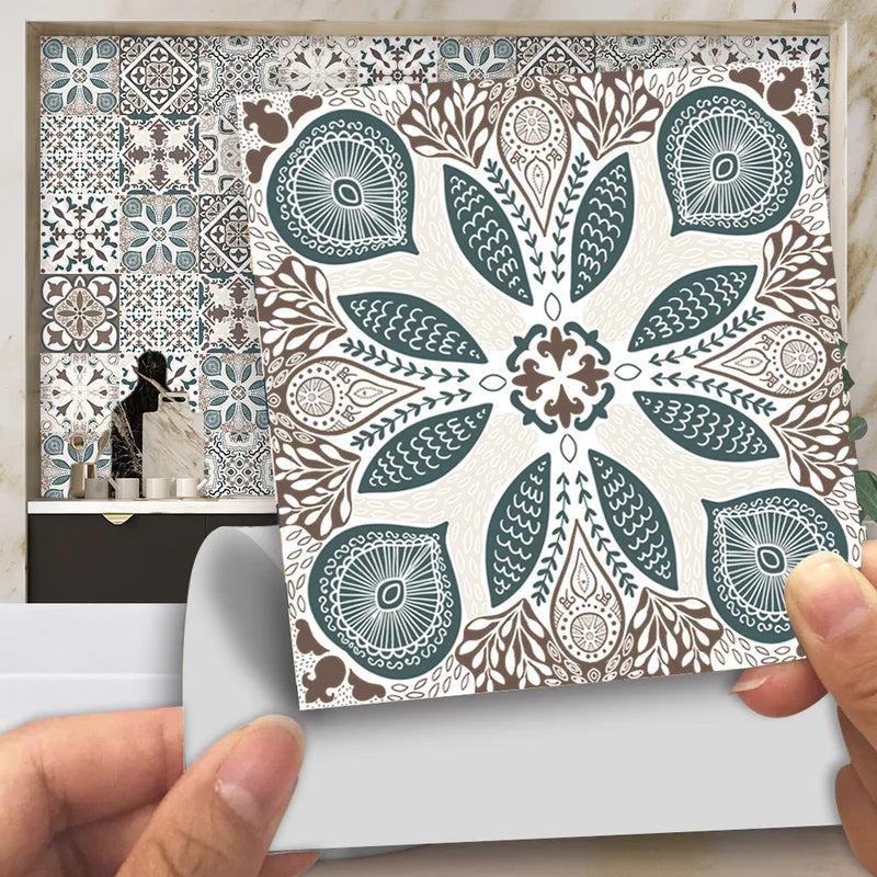Self-Adhesive Wall Sticker Film for Backsplash & Floor - Matte PVC Decor