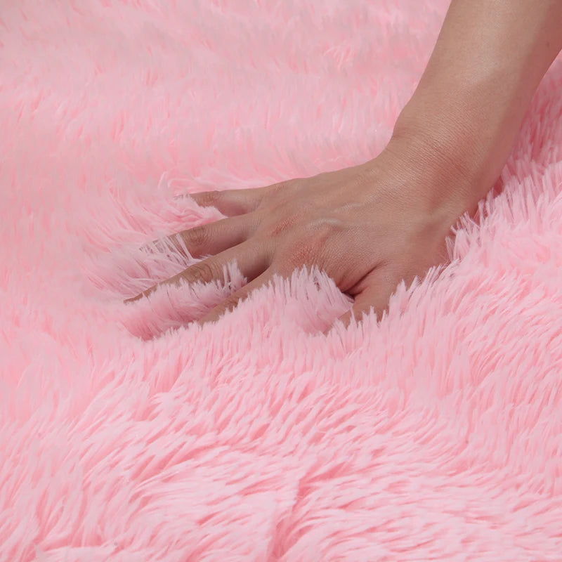 Kids Bedroom Carpet Soft Fluffy Rug for Children’s Room Living Room Decor