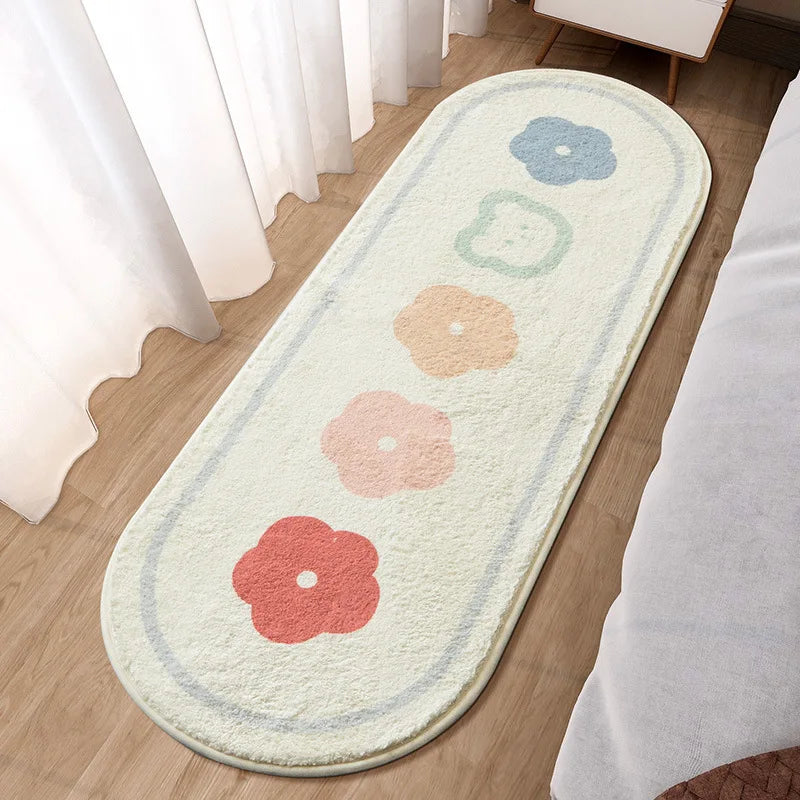Fluffy Soft Children's Bedroom Rug Non-Slip Play Mat Kids Room Floor Carpet