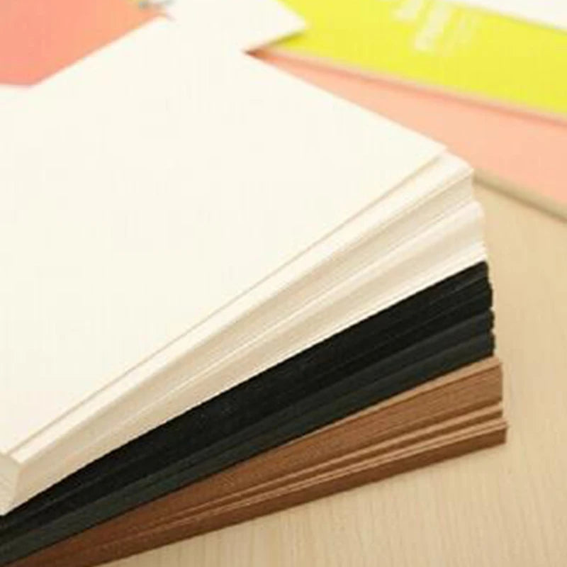 20PCS Blank Kraft Paper Postcards for DIY, Greeting, Message & Craft Projects