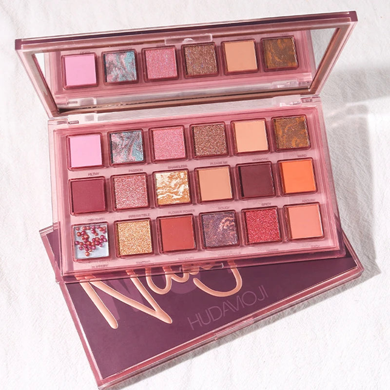 18 Color Eyeshadow Palette - Shimmer & Matte