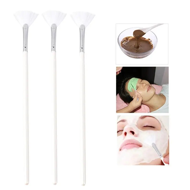 Face Mask Brush Set - 3pcs Facial Mask Applicators for Skin Care
