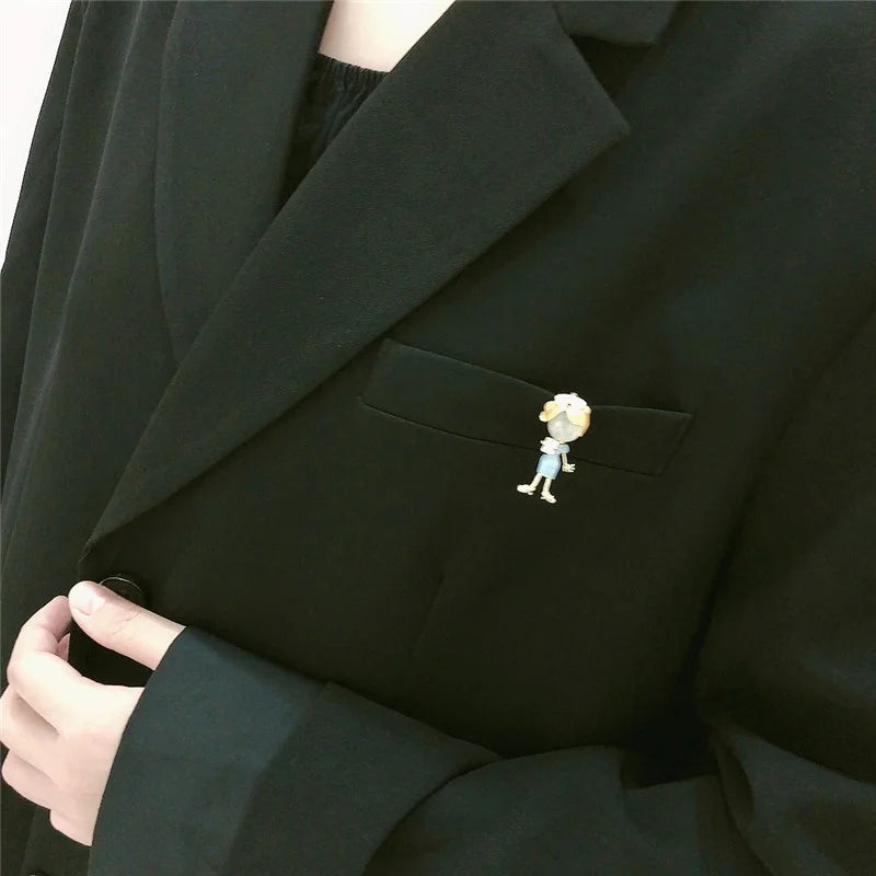 Cute White Nurse Brooch Medical Badge Lapel Pin Jewelry Accessory Gift