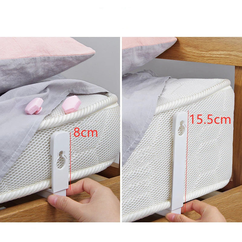 4-Pack Bed Sheet Clips Non-Slip Mattress & Sofa Cover Fasteners Household Fixing Brackets