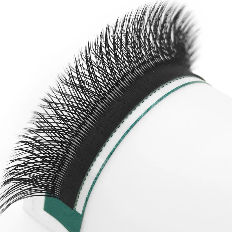 False Eyelash Extensions W Shape Mesh Fluffy Volume Lashes Handmade Makeup