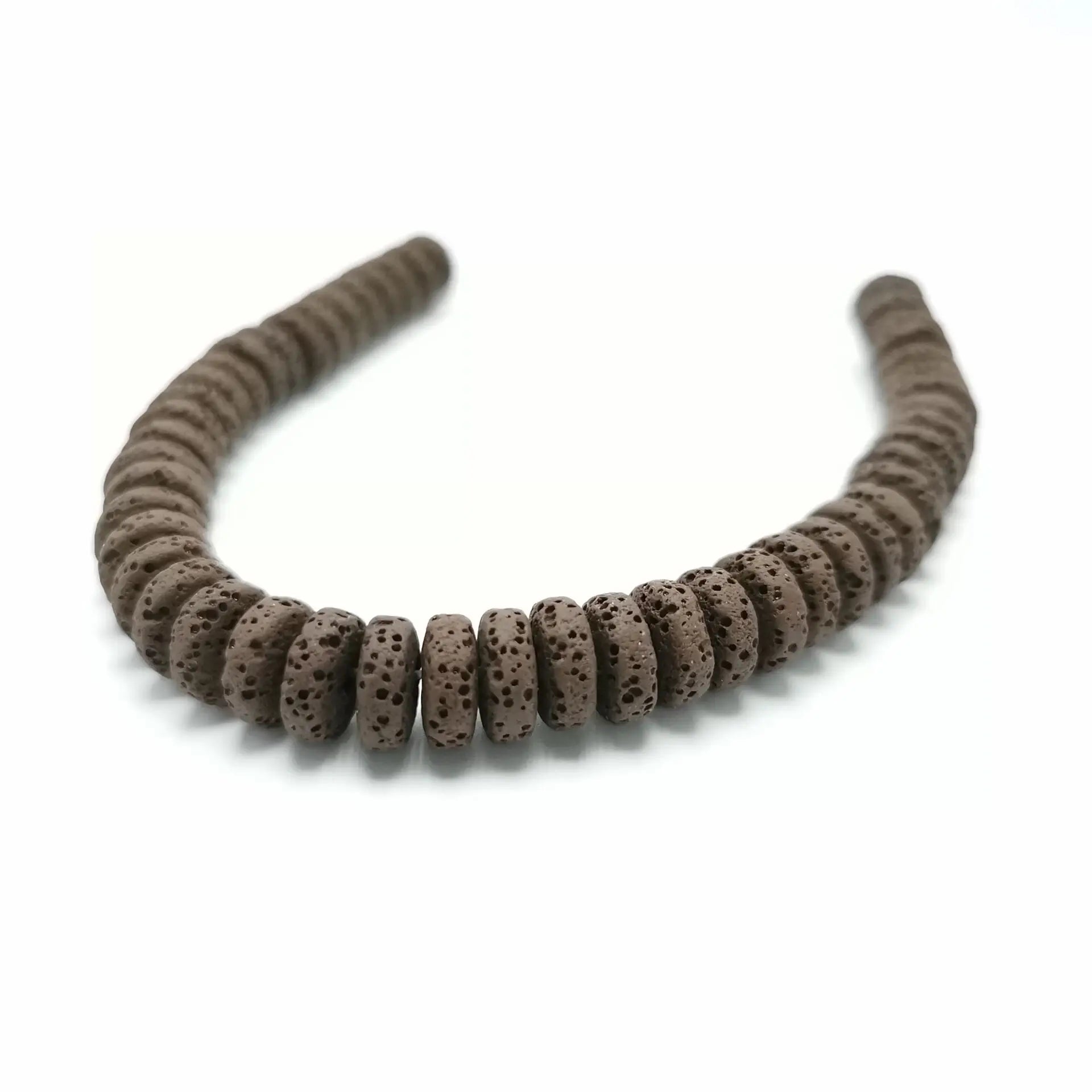 Natural Lava Stone Spacer Beads for Jewelry Making - 3x8mm & 4x10mm, Loose Beads