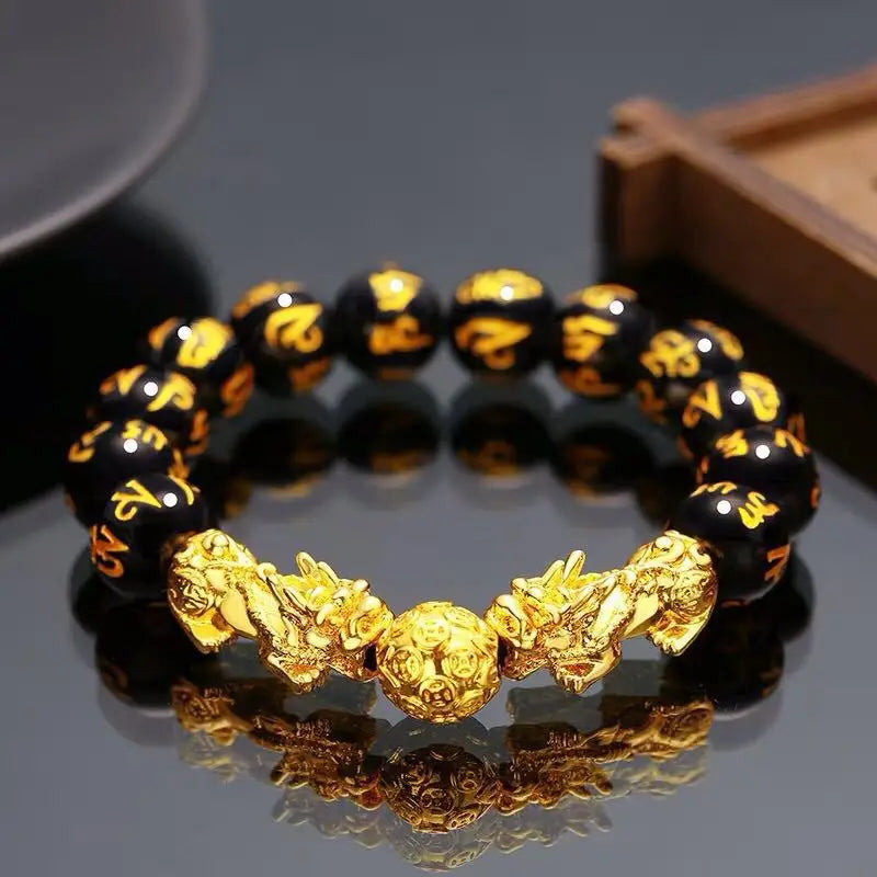Lucky Prayer Beads Bracelet for Men & Women - Feng Shui Wealth and Good Luck Jewelry