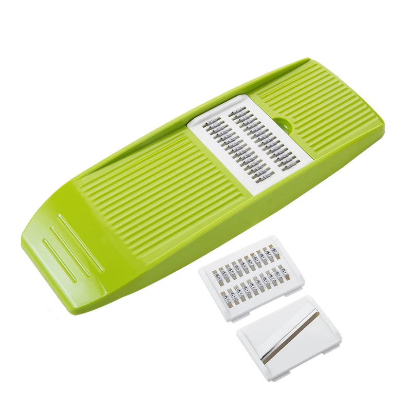 Stainless Steel Mandoline Slicer for Vegetables with 3 Blades - Julienne & Slicer Cutter