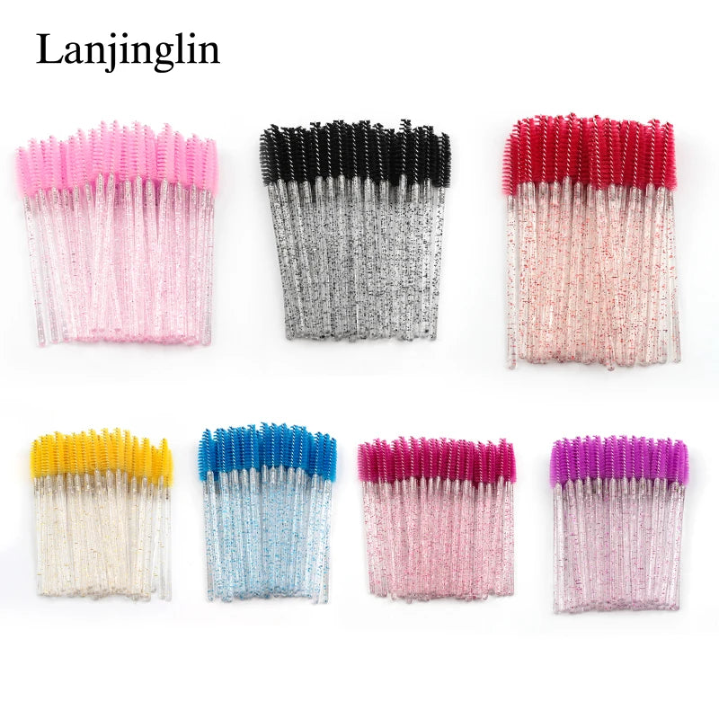 Eyelash Brush Set - Makeup Tools for Eyelash Extension & Mascara Application