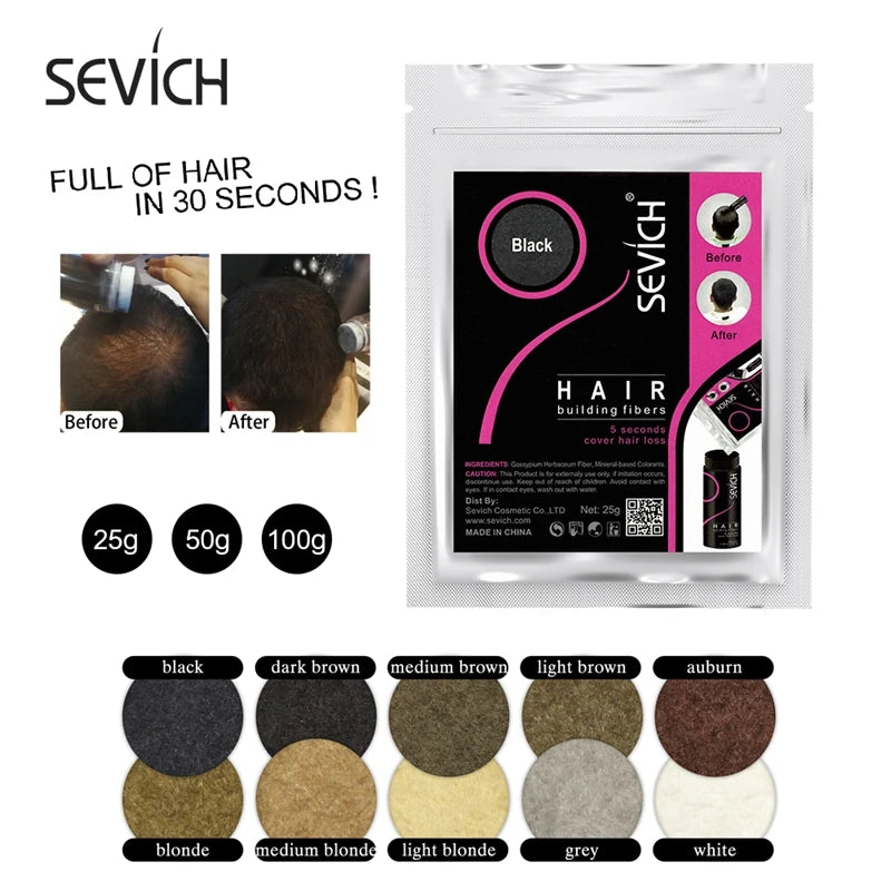 500g Hair Building Fiber Keratin Powder for Hair Regrowth & Concealing
