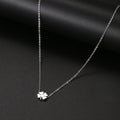 Men's & Women's Four Leaf Clover Stainless Steel Necklace - Classic Fashion Pendant