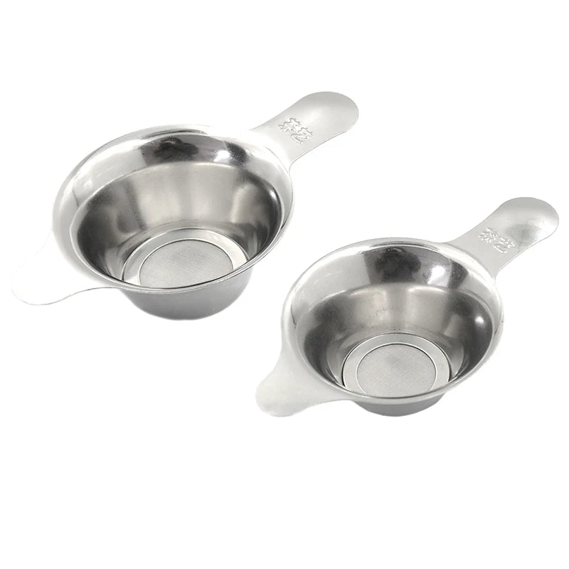 Stainless Steel Tea Strainer Filter Sieve for Leaf Tea & Spices - 2 Sizes