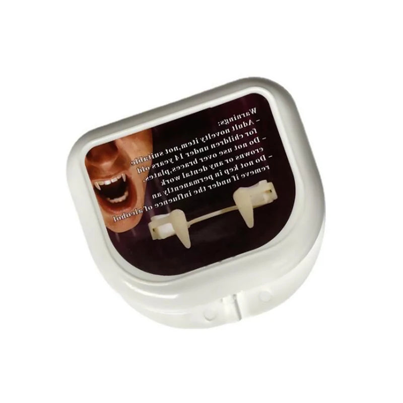 Halloween Vampire Fangs Adjustable Bloody Window Stickers Decor - Reusable
