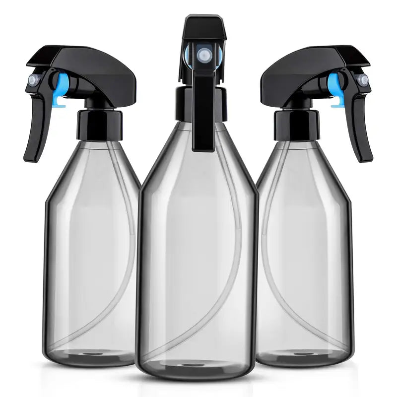 Reusable 10oz Plastic Spray Bottles Set for Gardening Cleaning and Hair Care