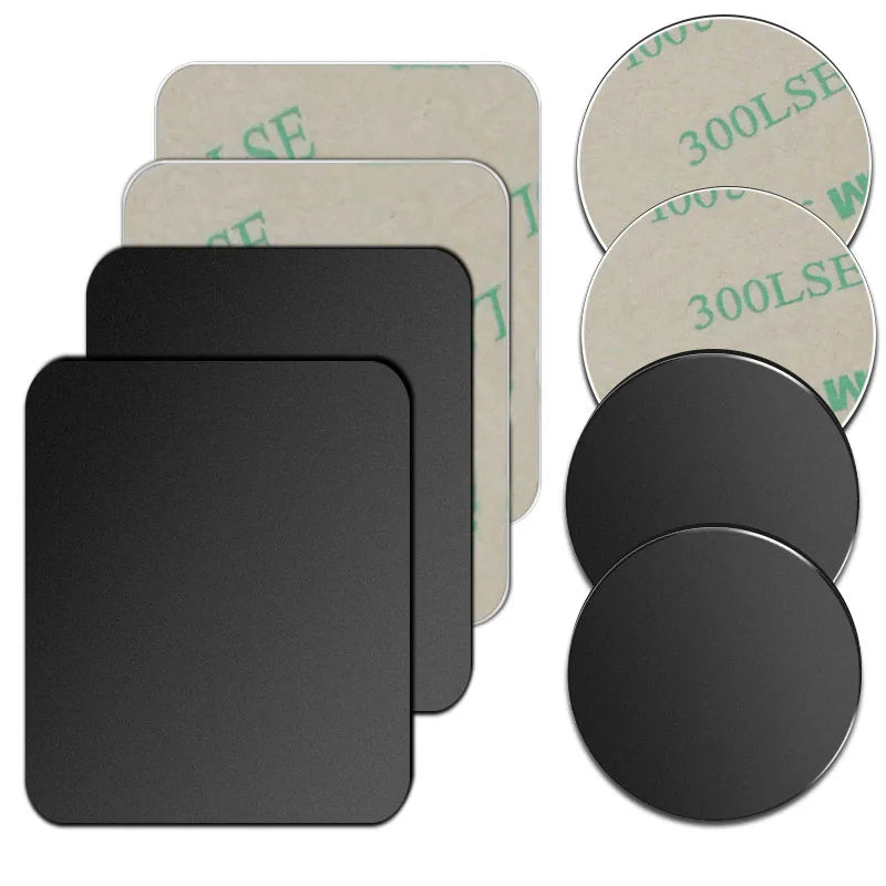 Magnetic Metal Plate for Car Phone Holder Universal Iron Sheet Disk Mount for Mobile Phones