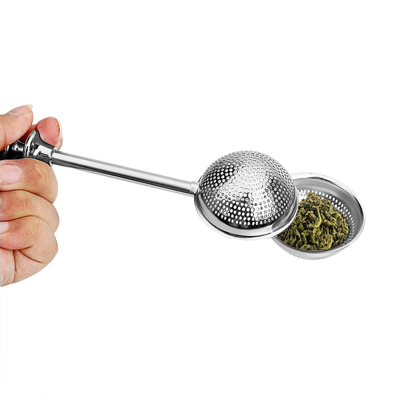 Stainless Steel Tea Infuser Ball - Reusable Coffee & Spice Filter for Kitchen