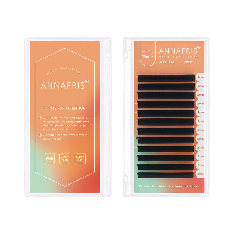 Premium Natural Matte Soft Volume Eyelash Extensions - Easy Fanning Blooming Style