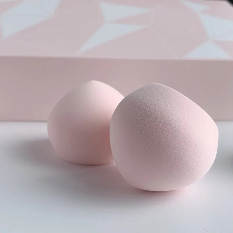 Soft Makeup Blender Puff Set - Wet & Dry Cosmetic Sponge for Face Powder