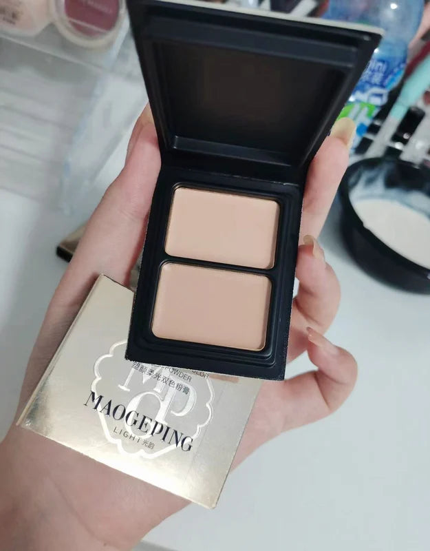 Dual-Color Foundation Cream Powder 2G+2G Waterproof BB Concealer Makeup