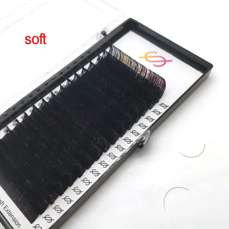 Eyelash Extension Trays - Silk C D Mix Lengths for Professional Lash Artists