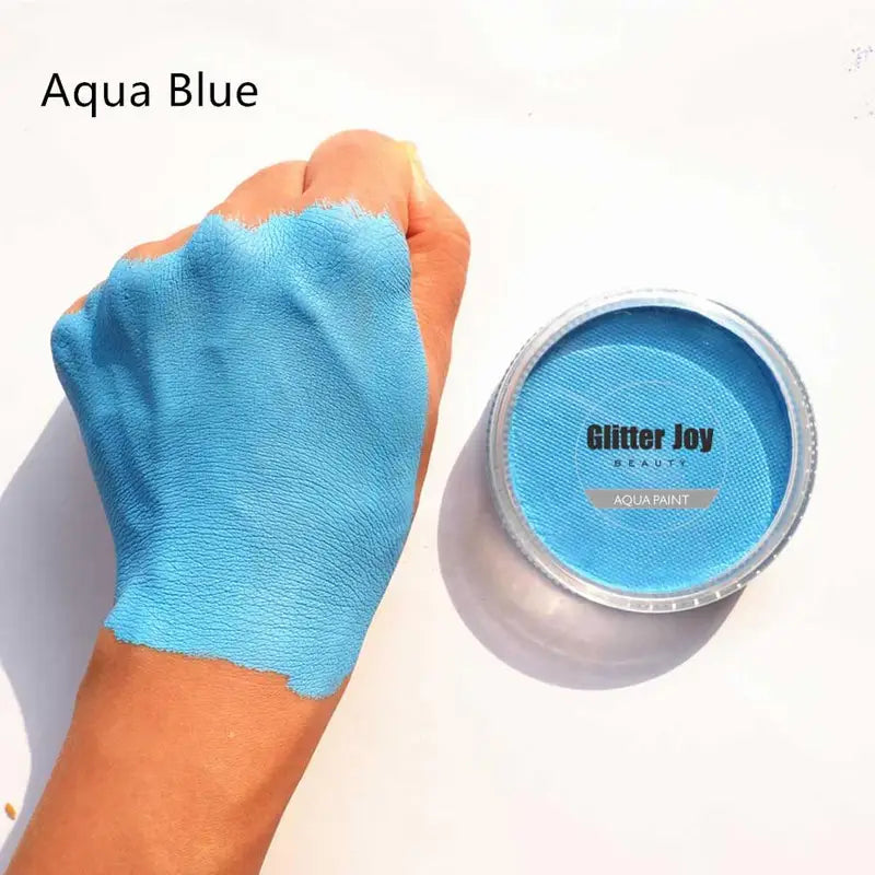 Water Based Aqua Blue Face & Body Paint Pigment 30g - Halloween & Party Makeup