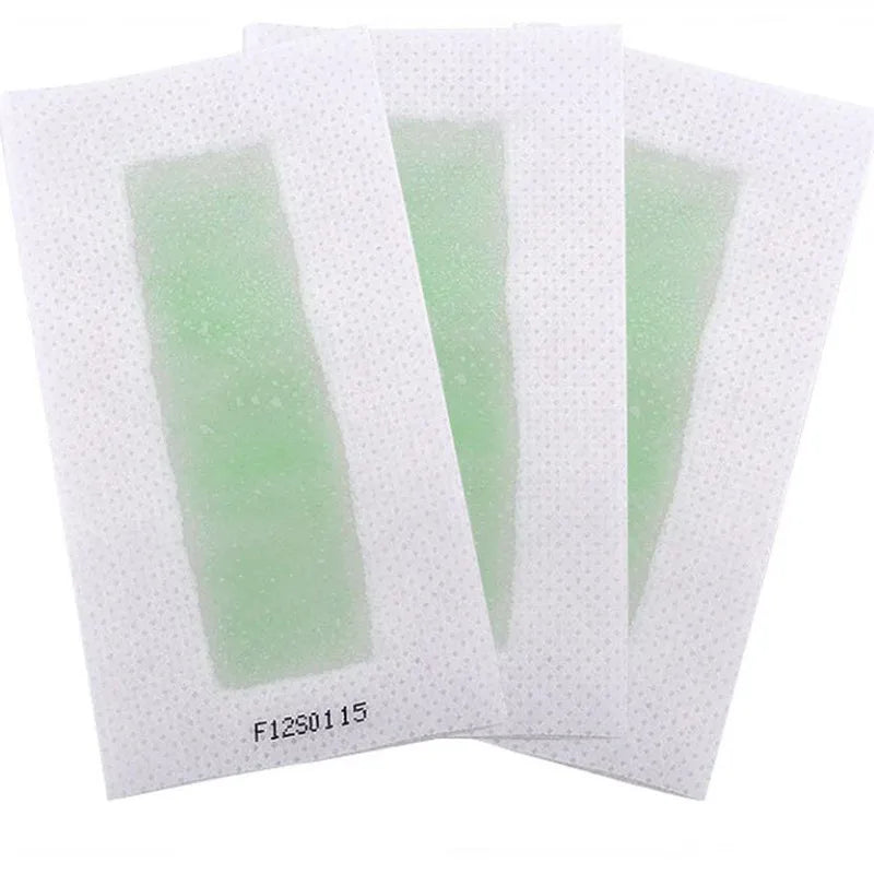 10pcs Hair Removal Wax Strips Roll for Face Body Legs - Gentle & Safe